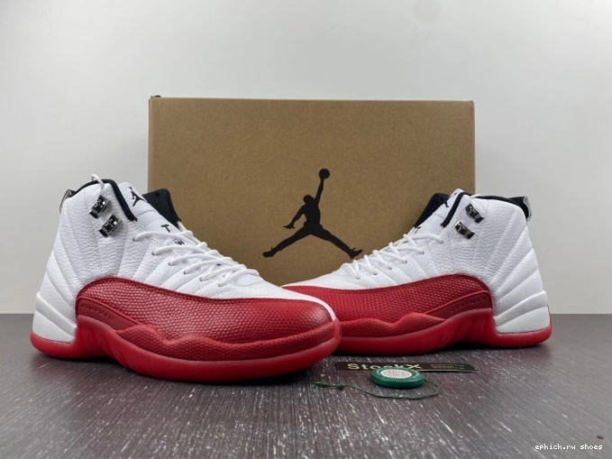 Rep 12 Air Jordan Cherry 130690-110 Retro 0701